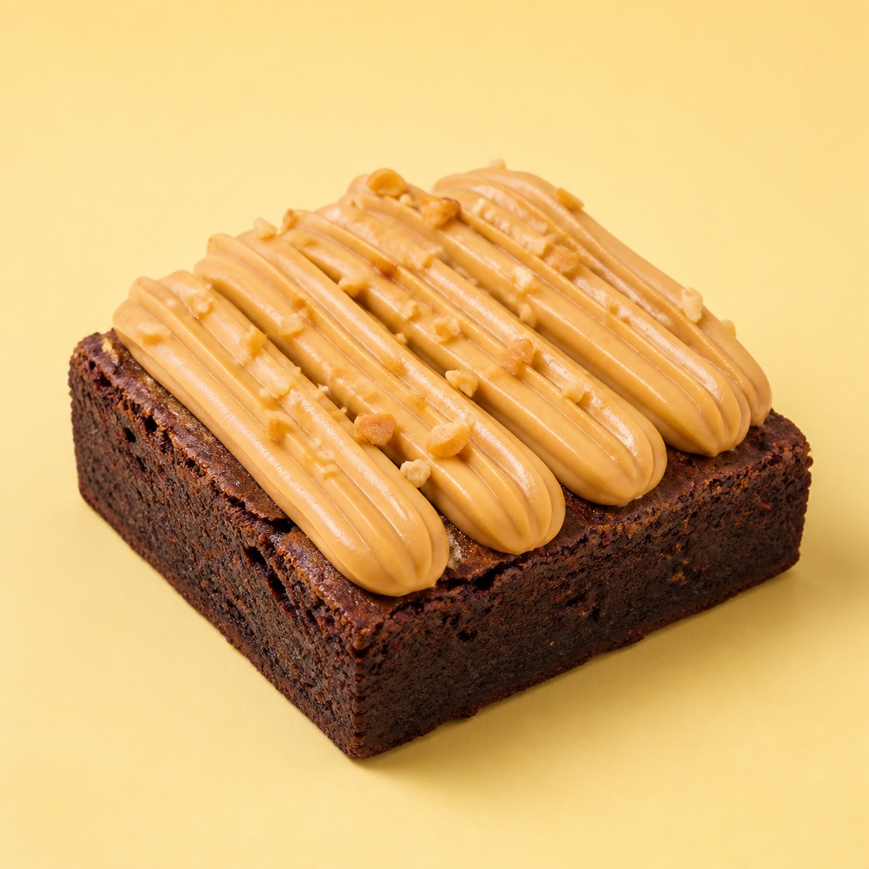 Peanut Butter decorated brownie